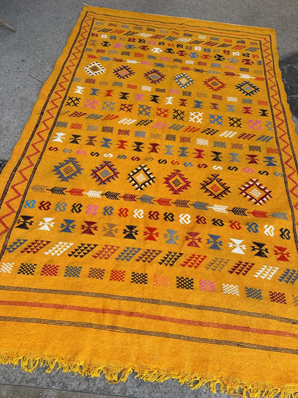Carpet kelim size 300 x 200 cm || 9.84 x 6.56 ft
