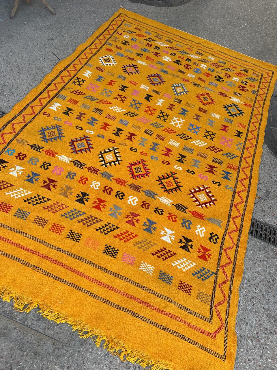 Carpet kelim size 300 x 200 cm || 9.84 x 6.56 ft