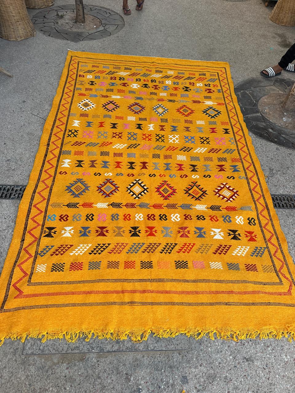Carpet kelim size 300 x 200 cm || 9.84 x 6.56 ft